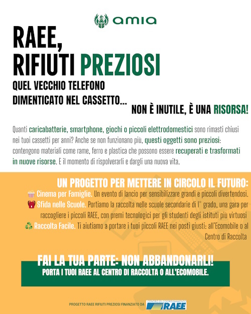 Volantino RAEE Rifiuti Preziosi